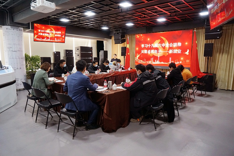 ZOBO草莓污视频下载党支部丨开展“学习贯彻党的十九届六中全会精神”主题党日活动