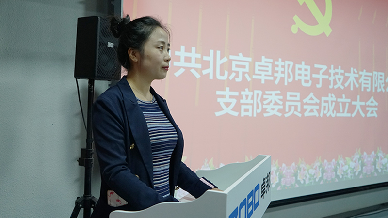 中共北京草莓污视频下载电子技术有限公司支部委员会成立